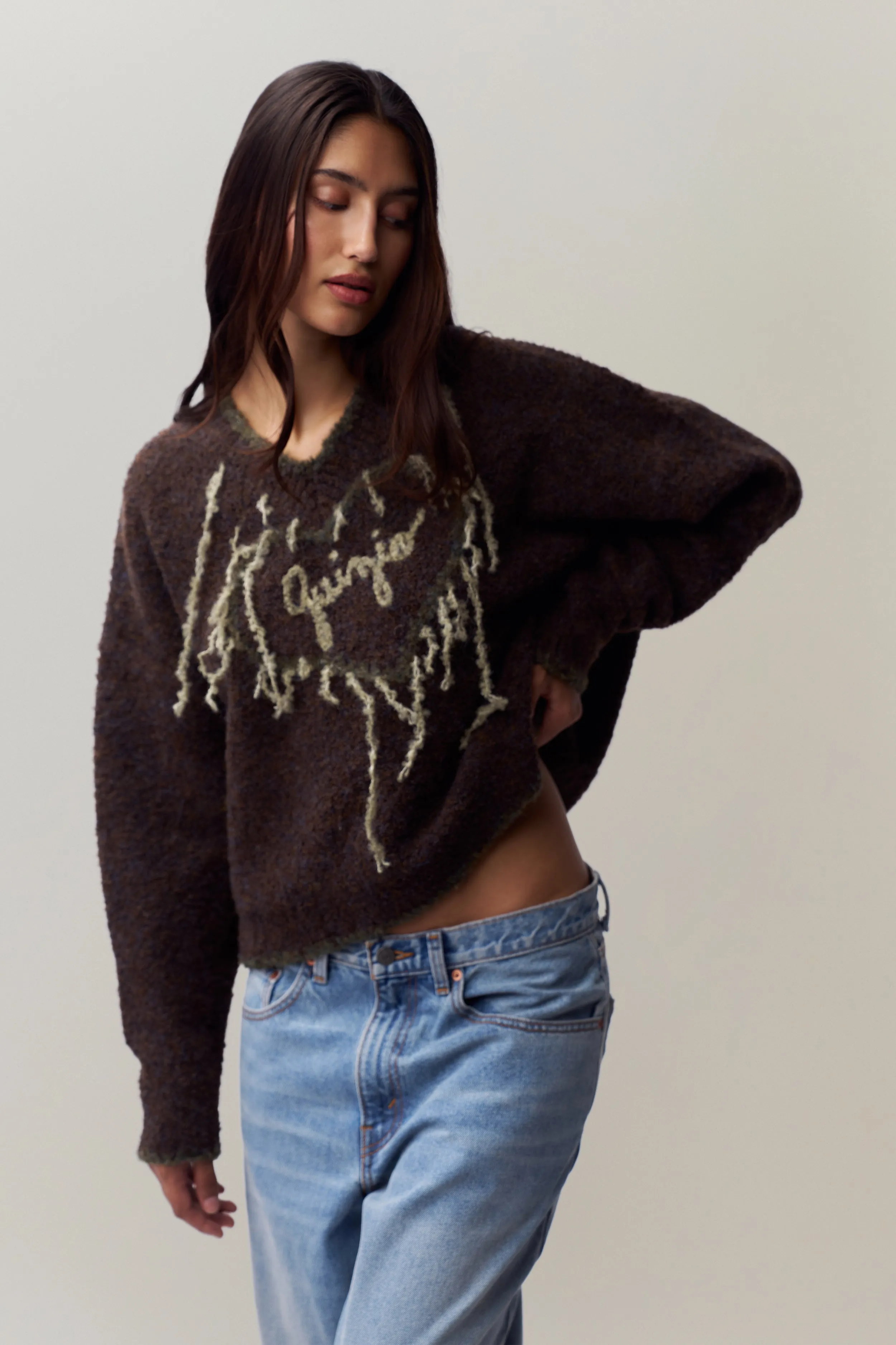 Guizio Heart Sweater Modern Design