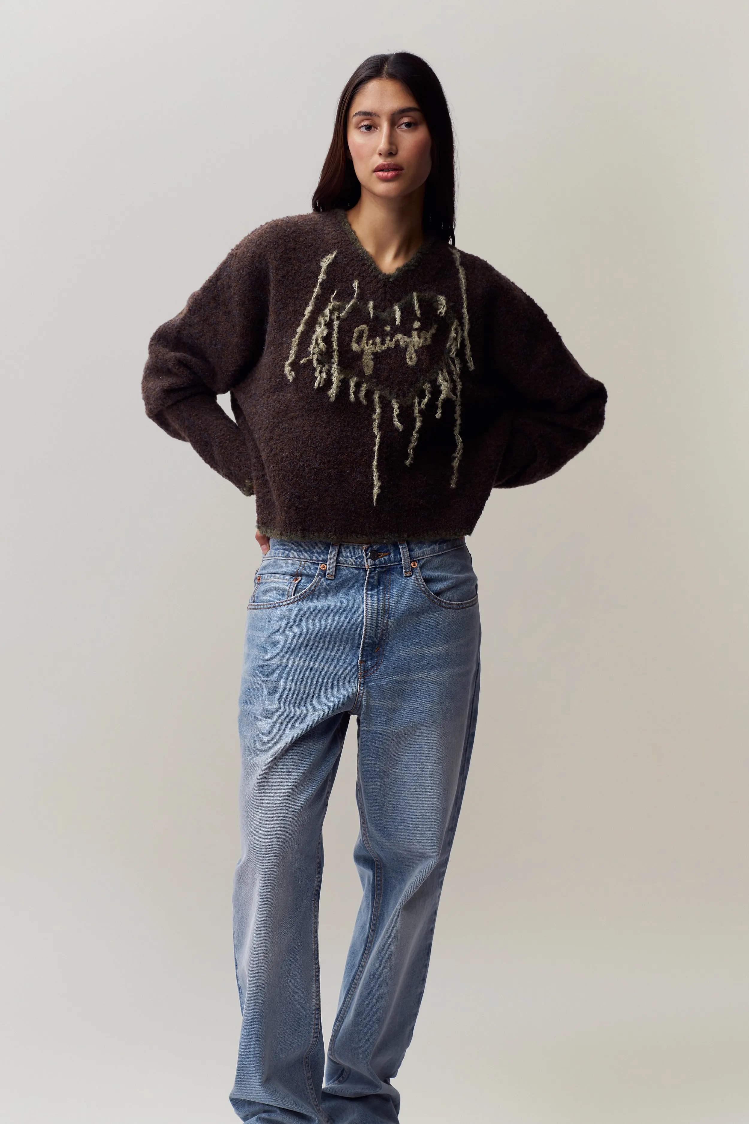 Casual Style Guizio Heart Sweater