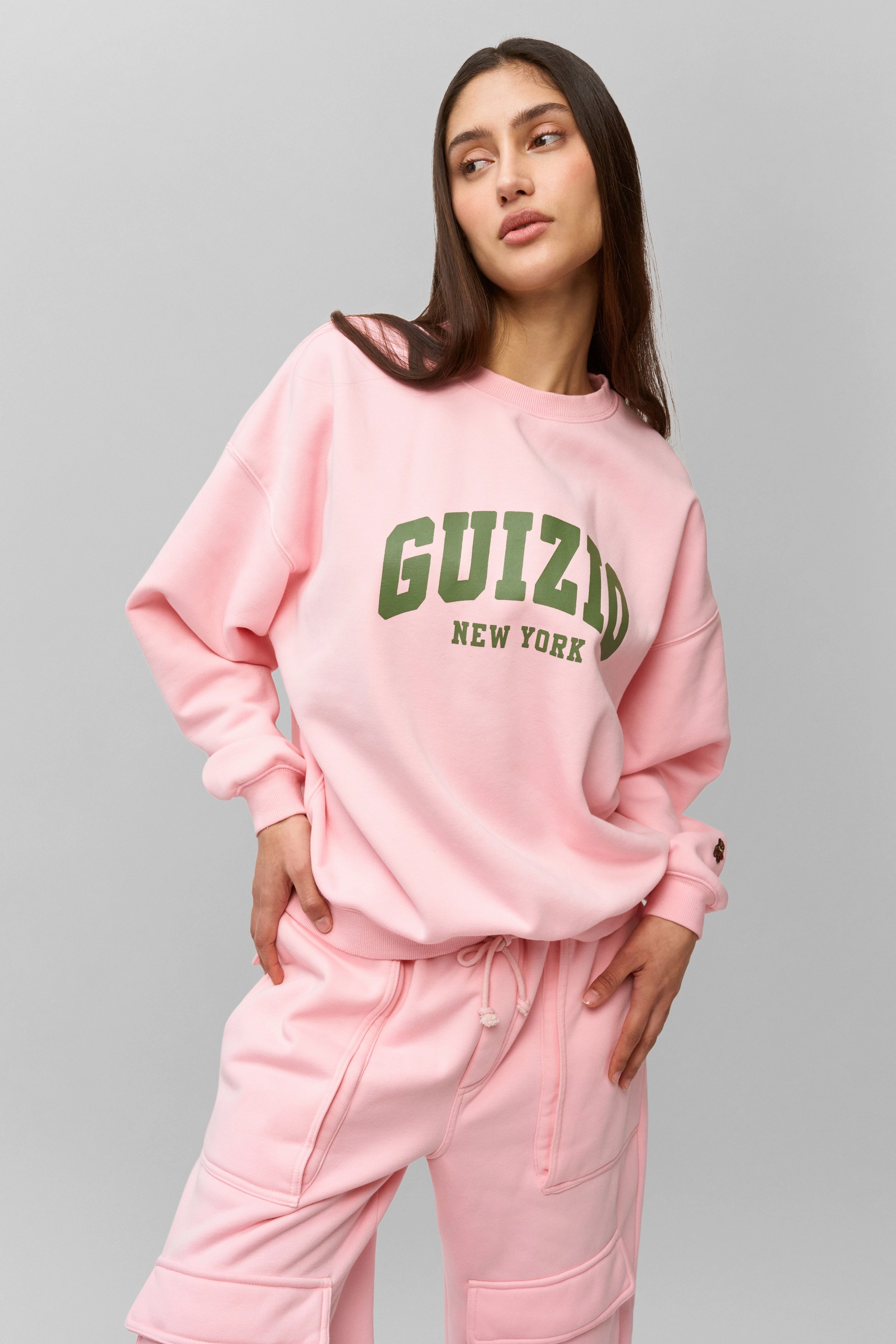 Quick Dressing Chill Proof Guizio Fleece Crewneck
