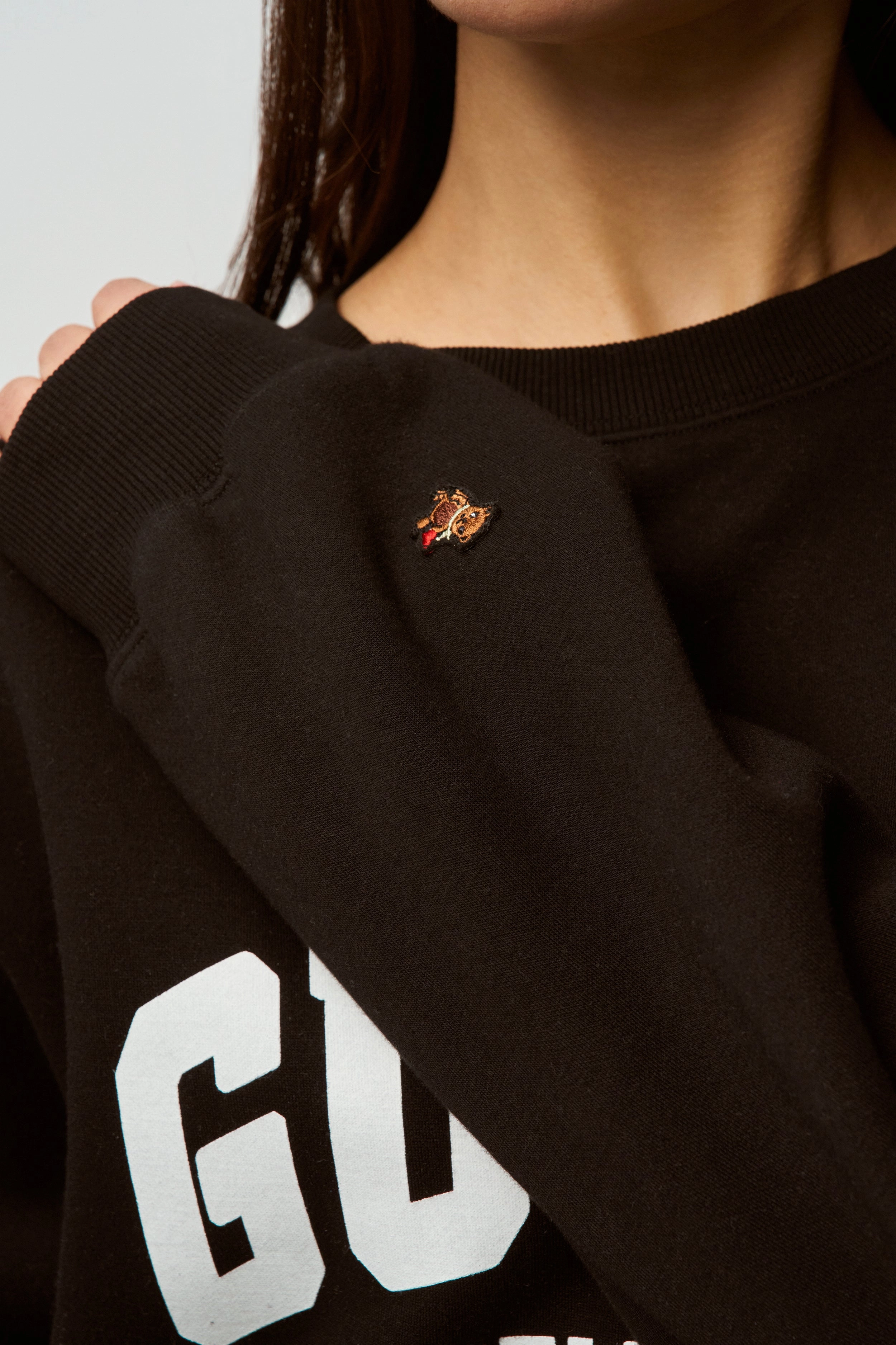 Guizio Fleece Crewneck Modern Texture Lightweight insulation