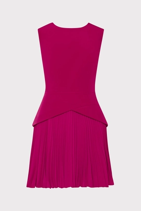 Casual and Smart Timeless Wear Haddy Pleated Mini Dress