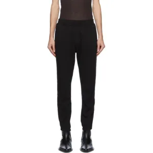 Haider Ackermann Black Logo Tape Perth Lounge Pants