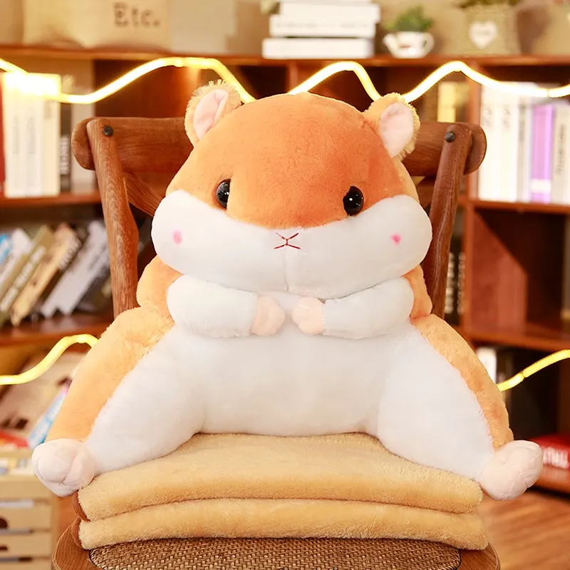 Hamster Throw Pillow   Blanket Set AD10501