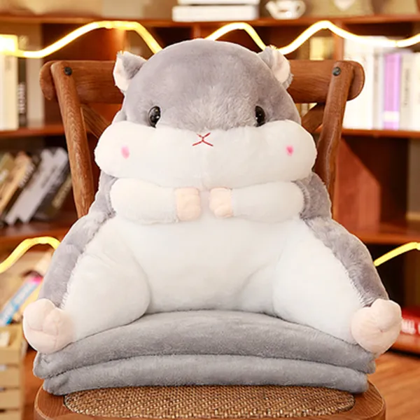 Hamster Throw Pillow   Blanket Set AD10501