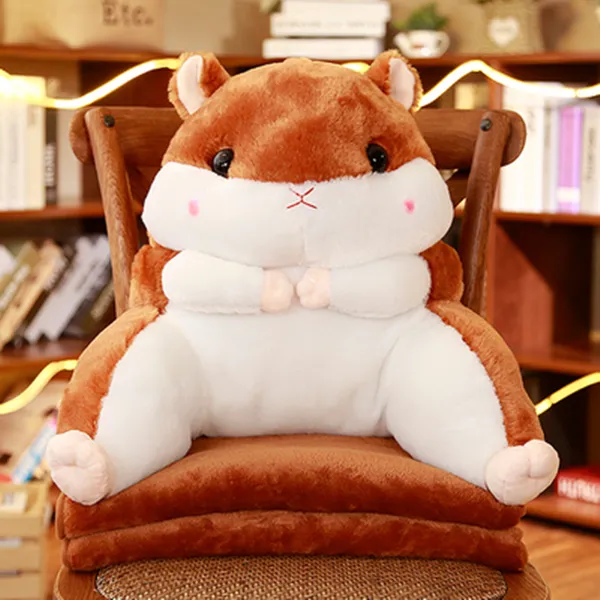 Hamster Throw Pillow   Blanket Set AD10501