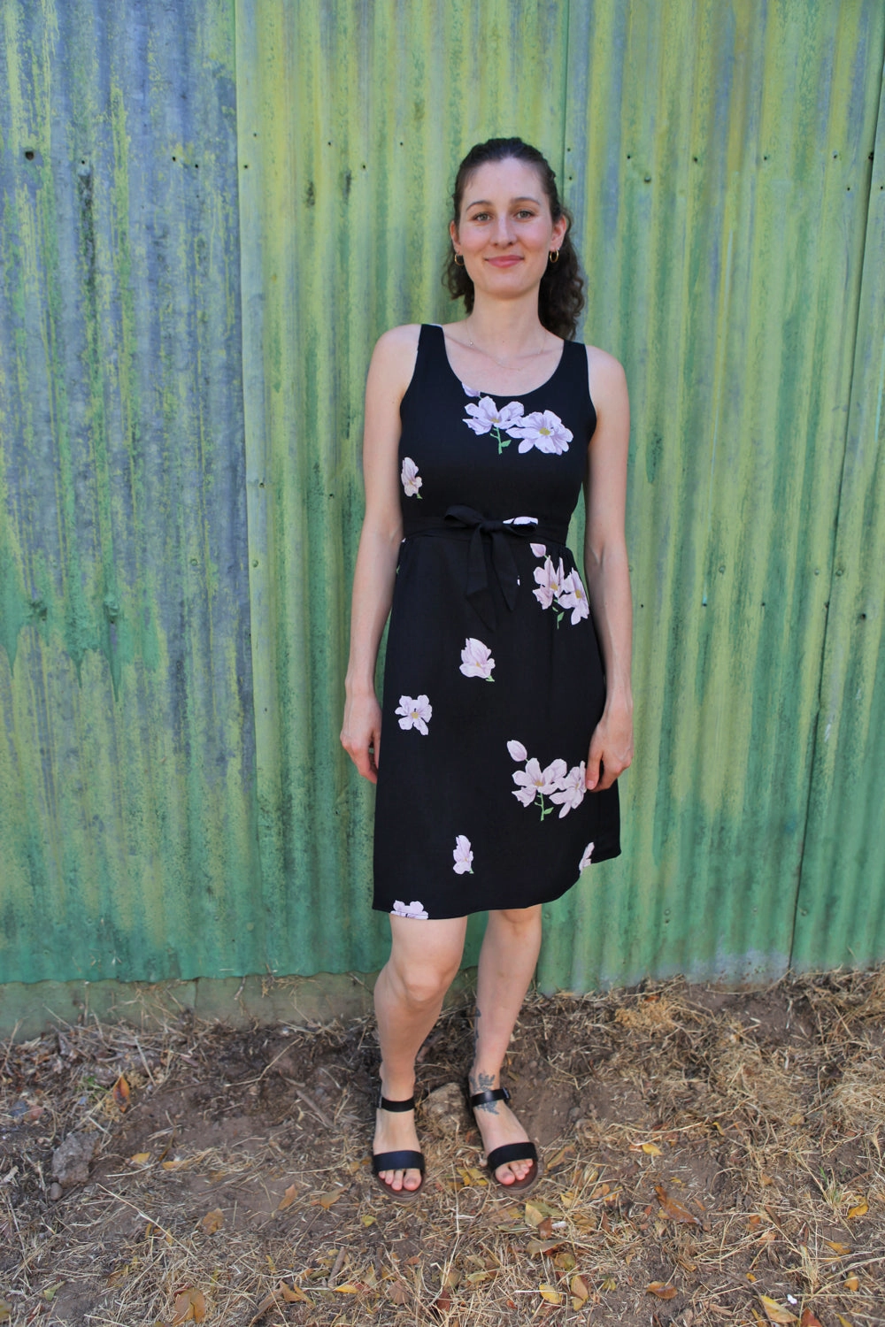 TaglessDesign Hannah Dress in Black Magnolia