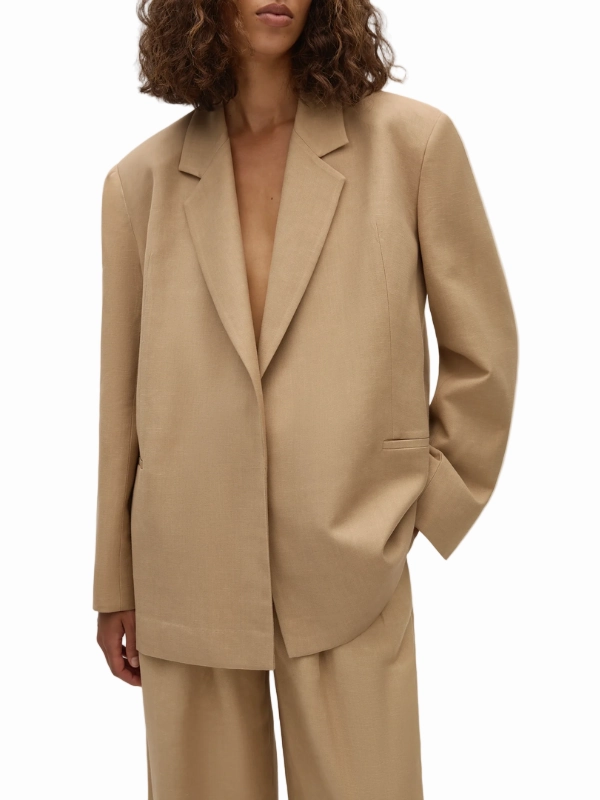 SnapFasteners Container Felix Blazer in Sahara
