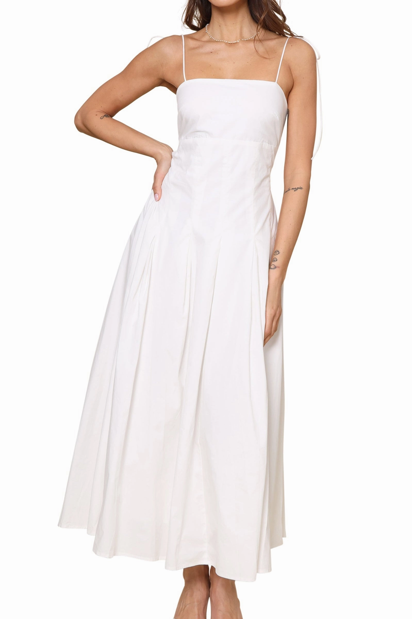 The Liz Maxi Dress Elegant Finish Neutral Form