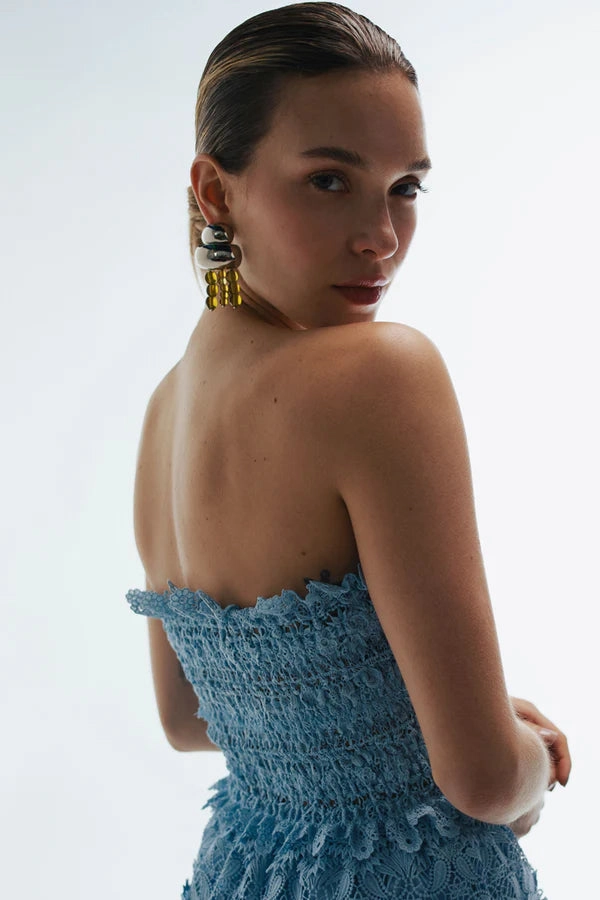 HARPER MINI SKIRT SKY SoftTouchFinish