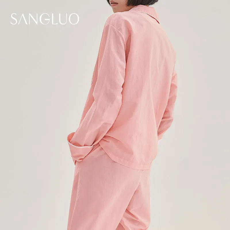 Have A Date With Cloud Silk Cotton Pajamas Set