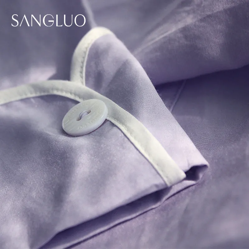 Have A Date With Cloud Silk Cotton Pajamas Set