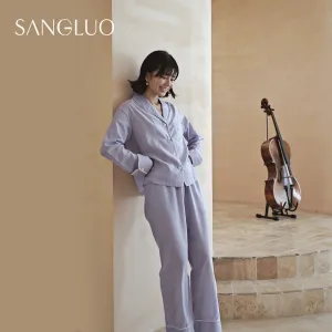 Have A Date With Cloud Silk Cotton Pajamas Set