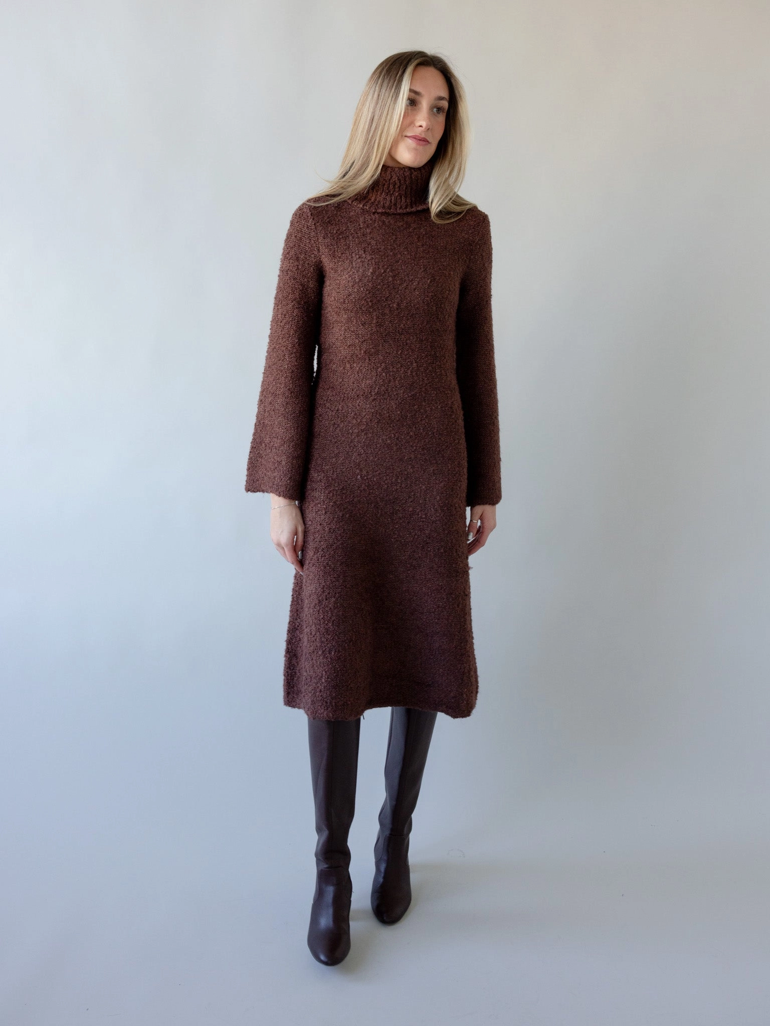 Hazel Sweater Dress Neutral Mood Modern Movement