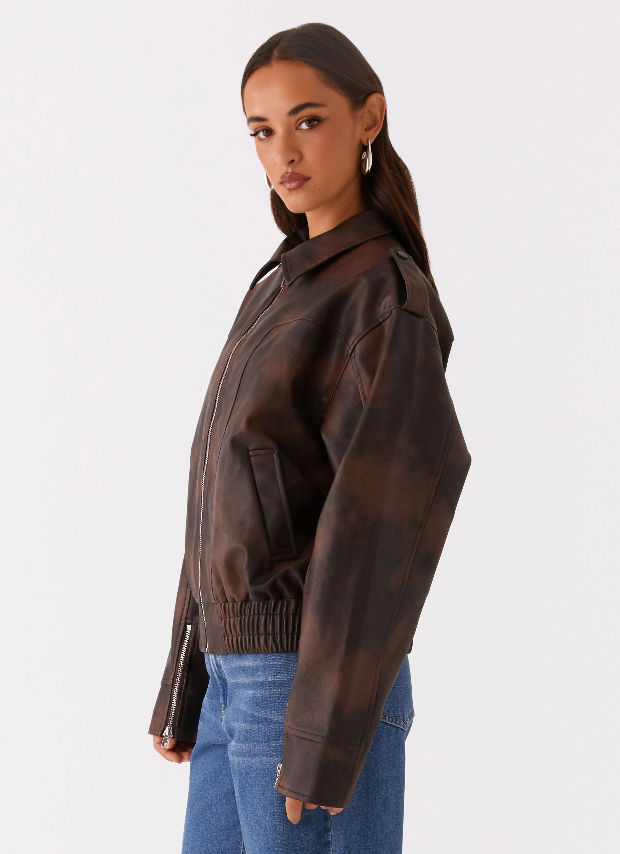 Versatile Gear Chicago Bomber Jacket - Chocolate