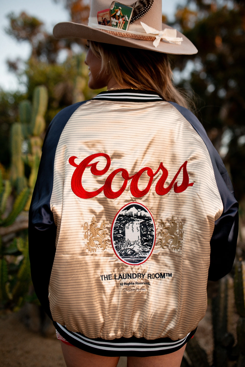 clean design Style Staple Coors Banquet Varsity Jacket