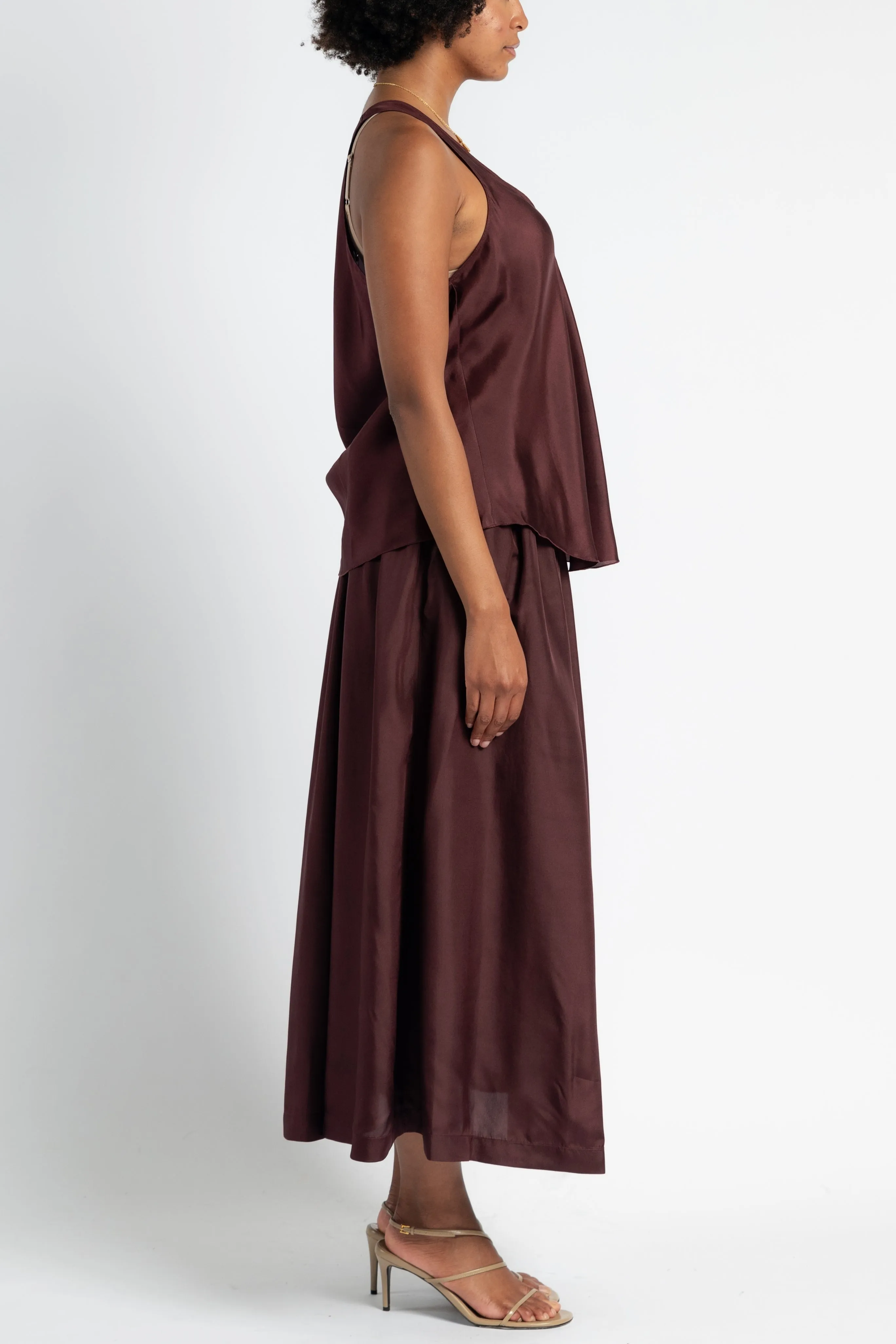 EasyCareMaterial WaterResistantCoating Habotai Silk Essential Top