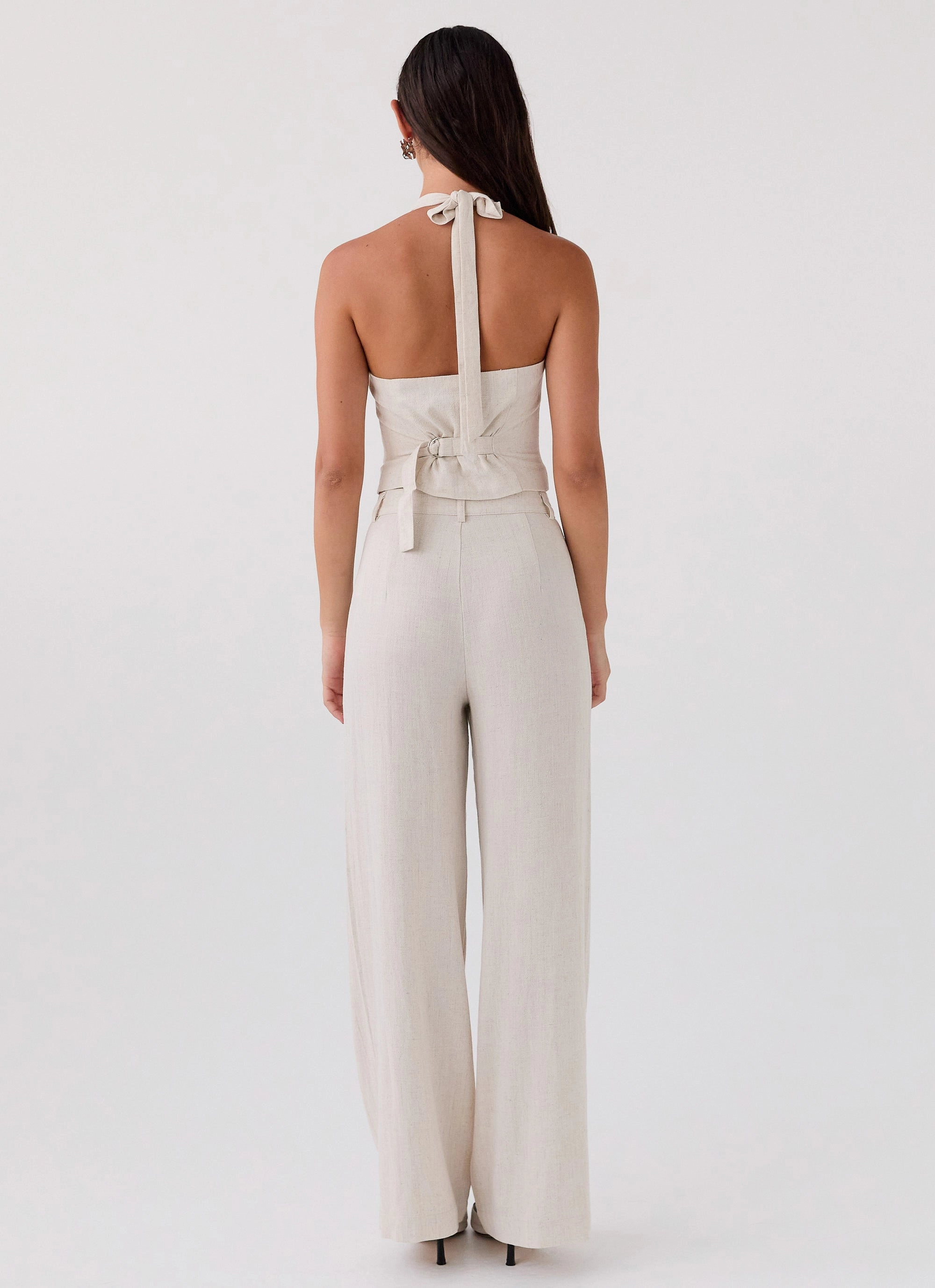 Lightweight Design Urban Flex Heatwave Linen Pants - Oatmeal