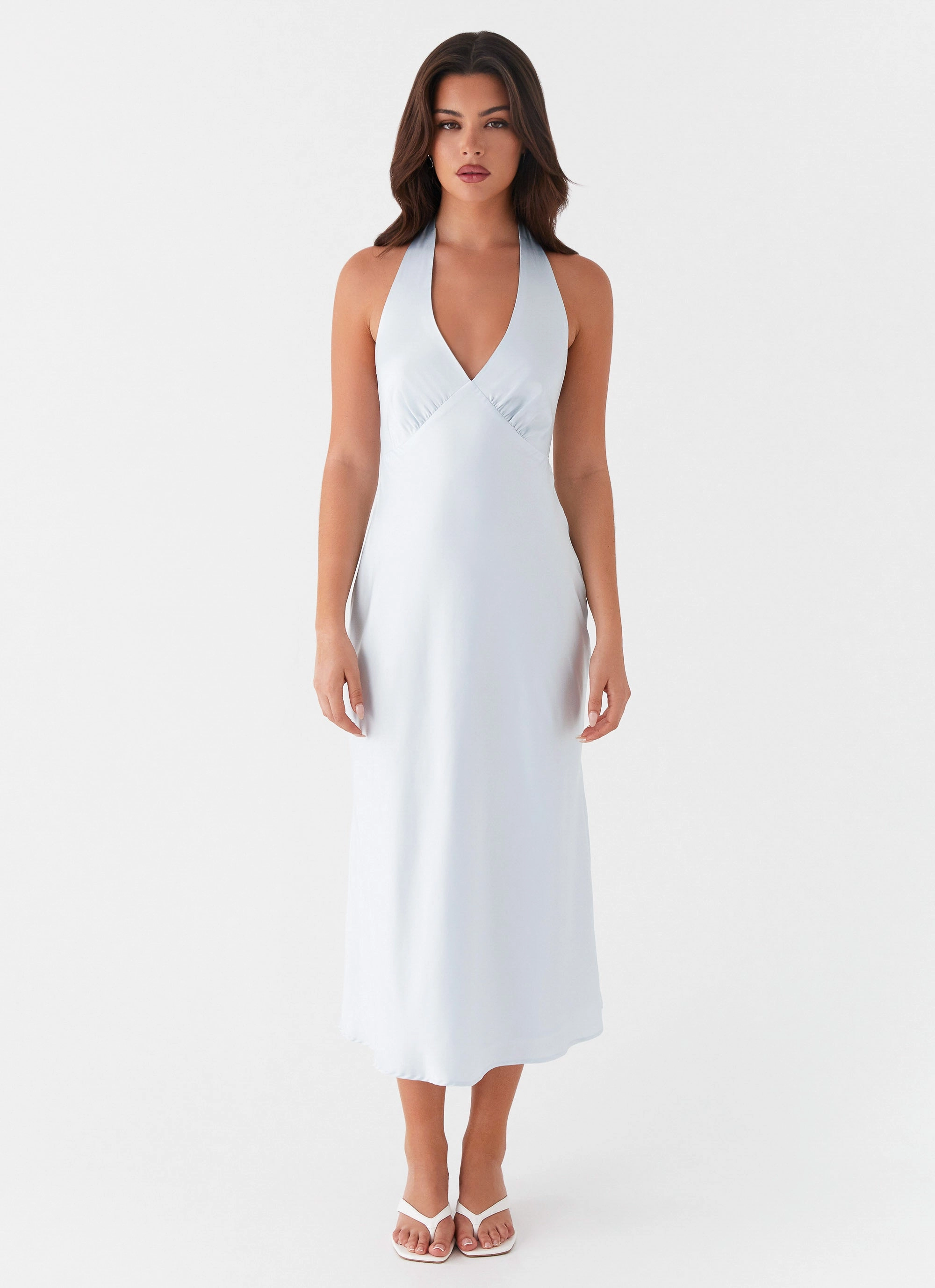 Heavy Hearted Midi Dress - Blue All Day Ready Street Flex