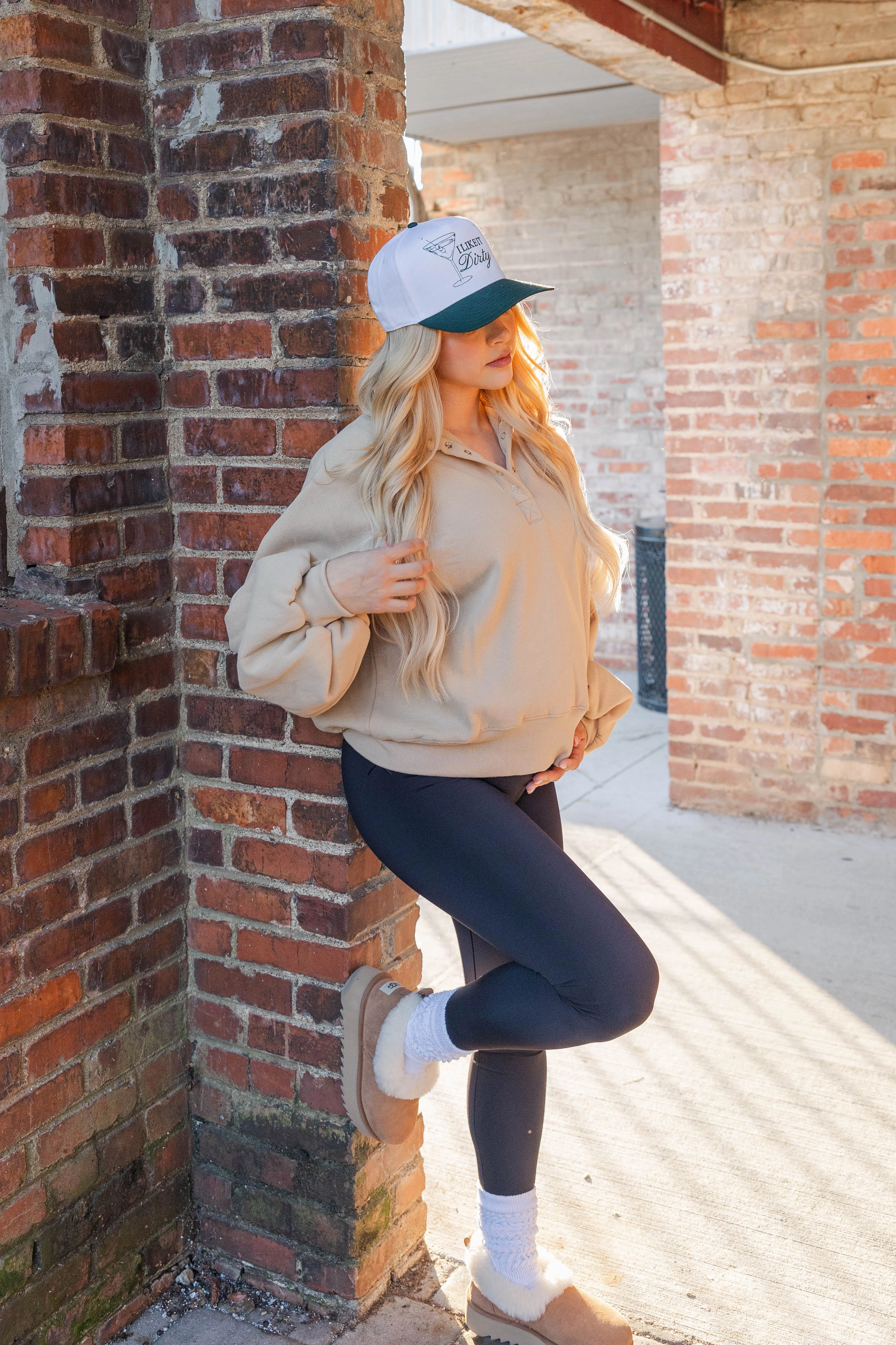 Piper Collared Sweatshirt Flexible Armholes
