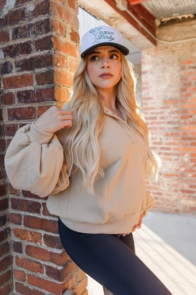 quick dry Piper Collared Sweatshirt