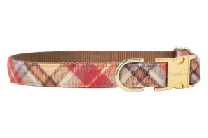 Hemingway Flannel Dog Collar
