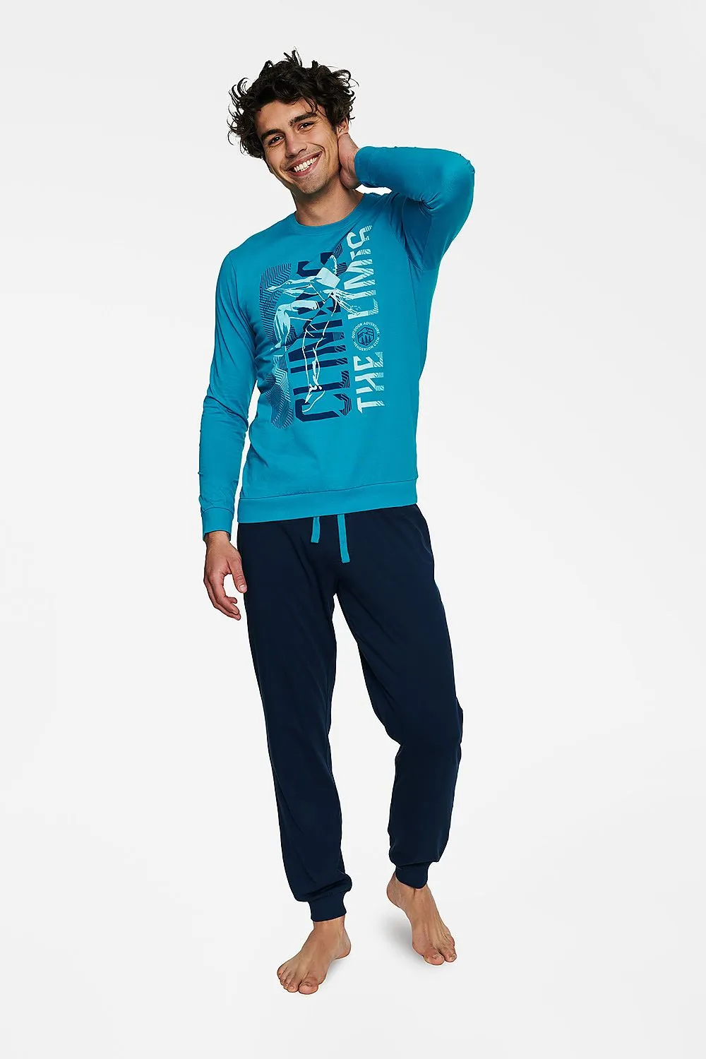 Henderson sweatshirt and long pants men's pajamas