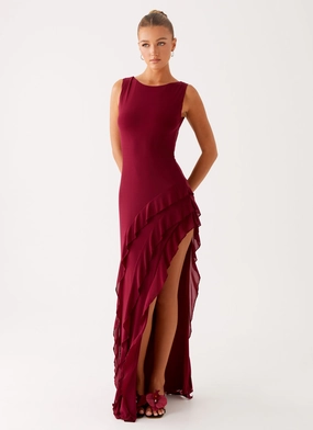 Timeless Soft Hendrix Maxi Dress - Raspberry Wine