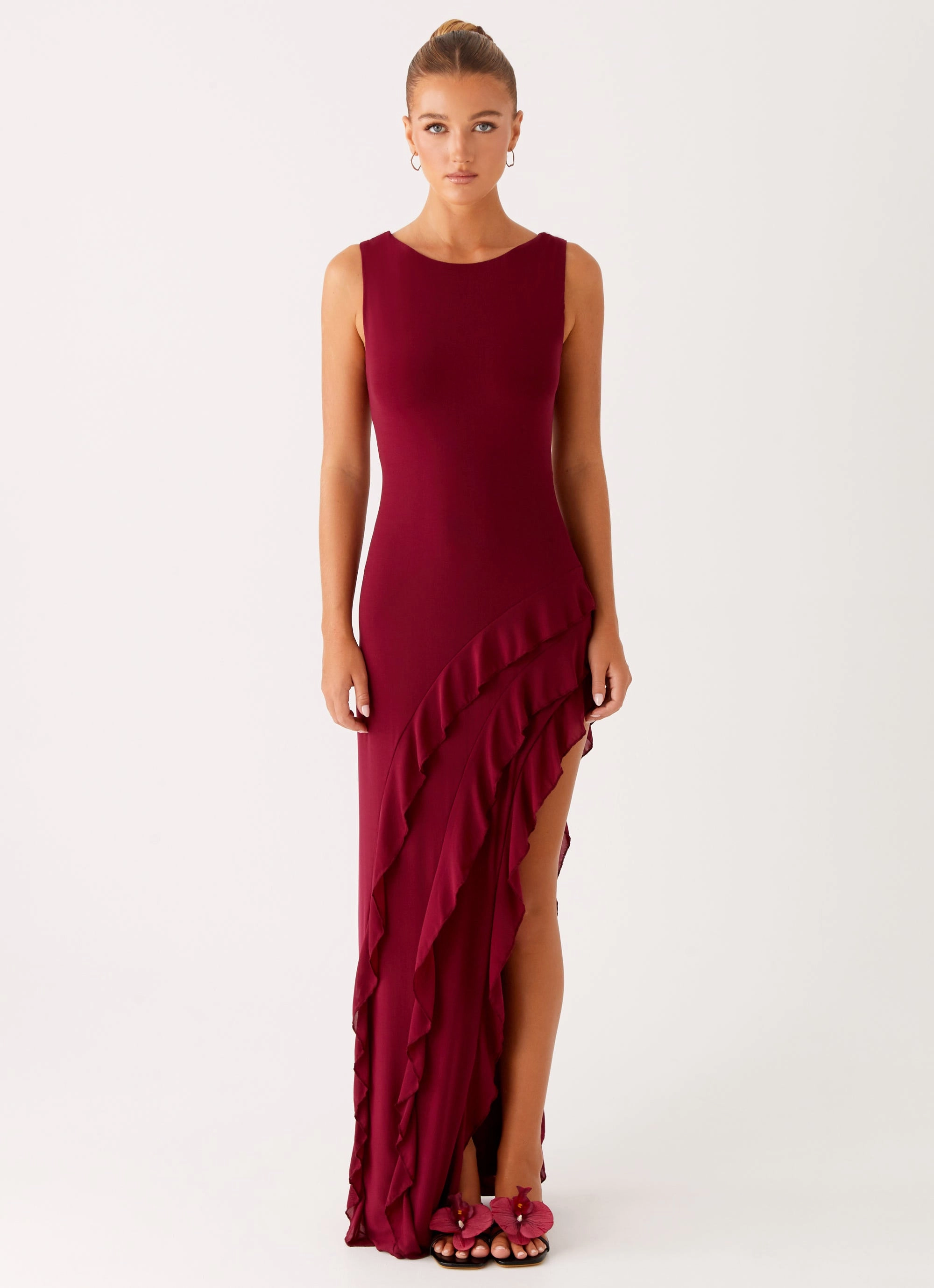 Timeless Line Hendrix Maxi Dress - Raspberry Wine