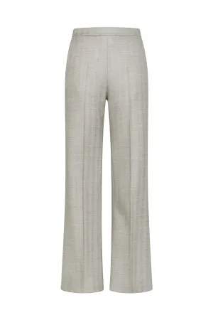 Stretch Support Fit Soft Interior Herringbone Palazzo Pants