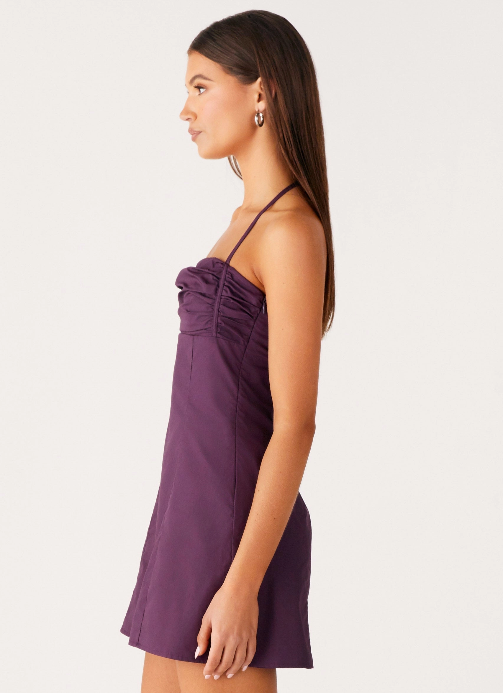petite size Sonique Mini Dress - Plum