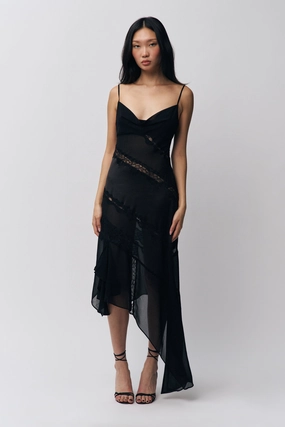 Ribbed-Texture Leah Dress