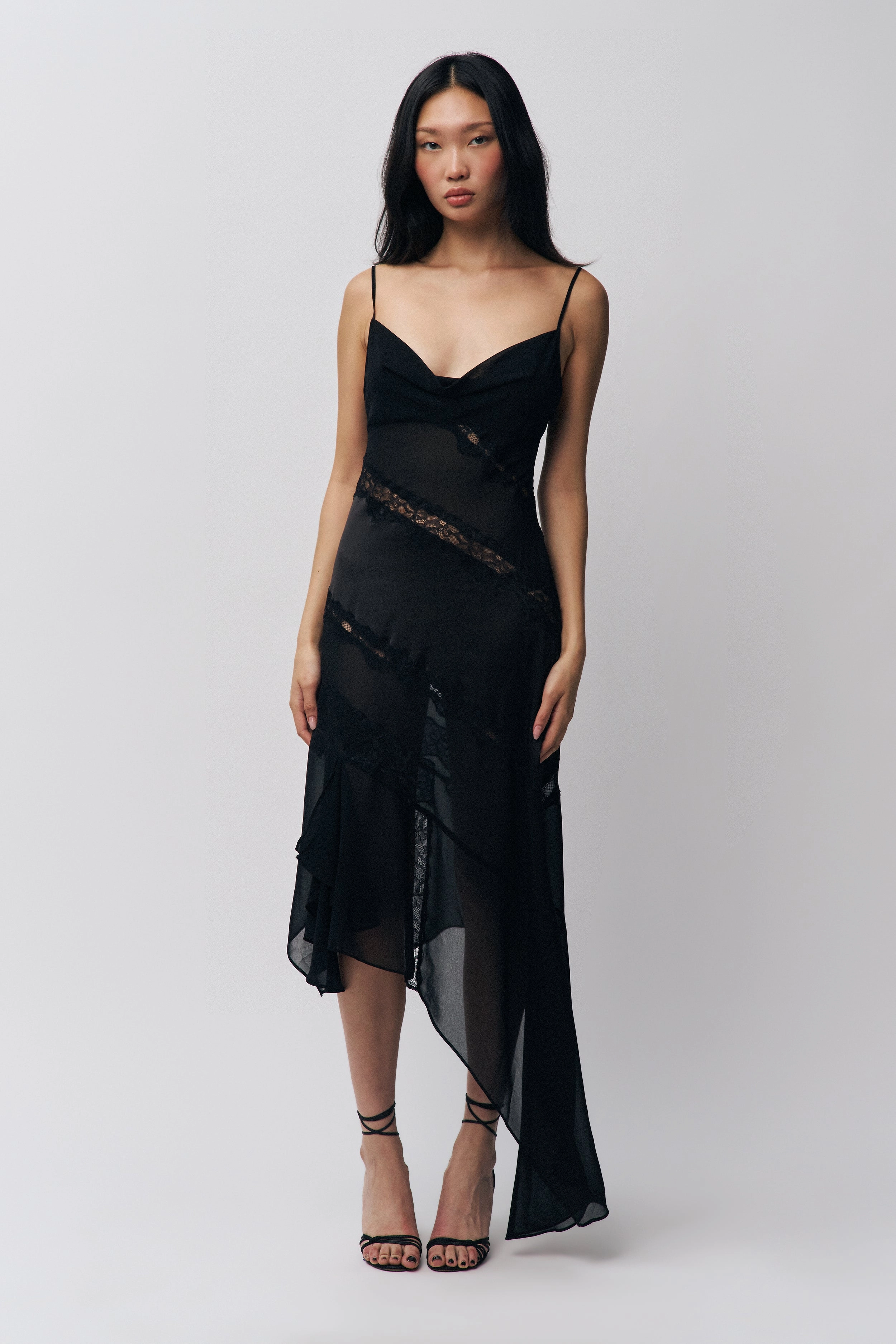 Ribbed-Texture Leah Dress