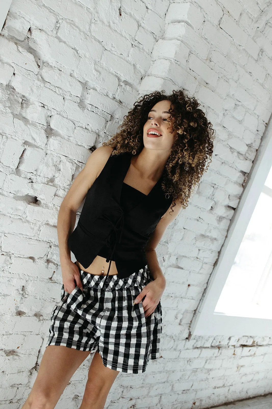 Tuxedo Twist Bow Tie Vest Stretchable Waistband StretchTechnology