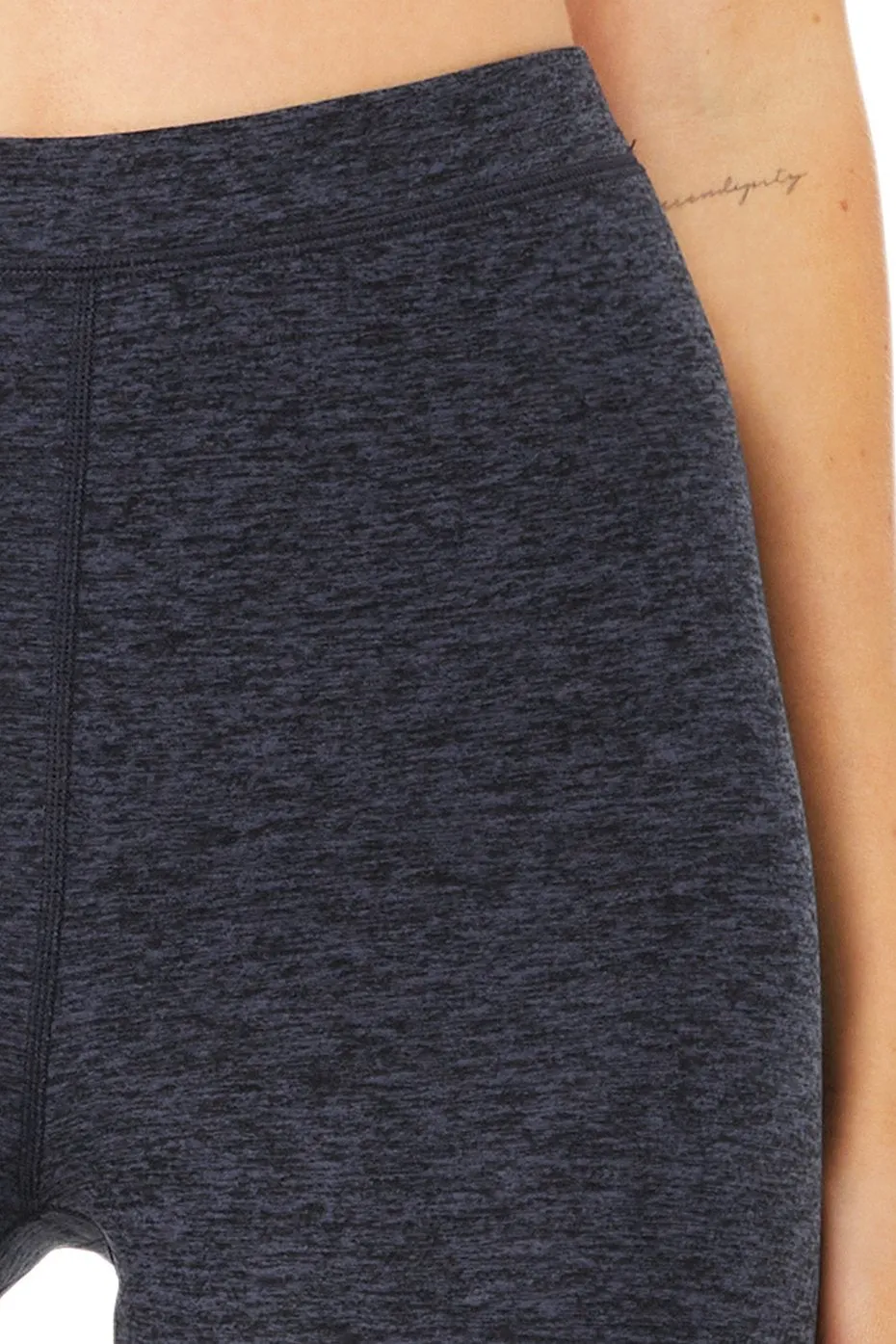 High-Waist Alosoft Flow Legging - Rich Navy Heather