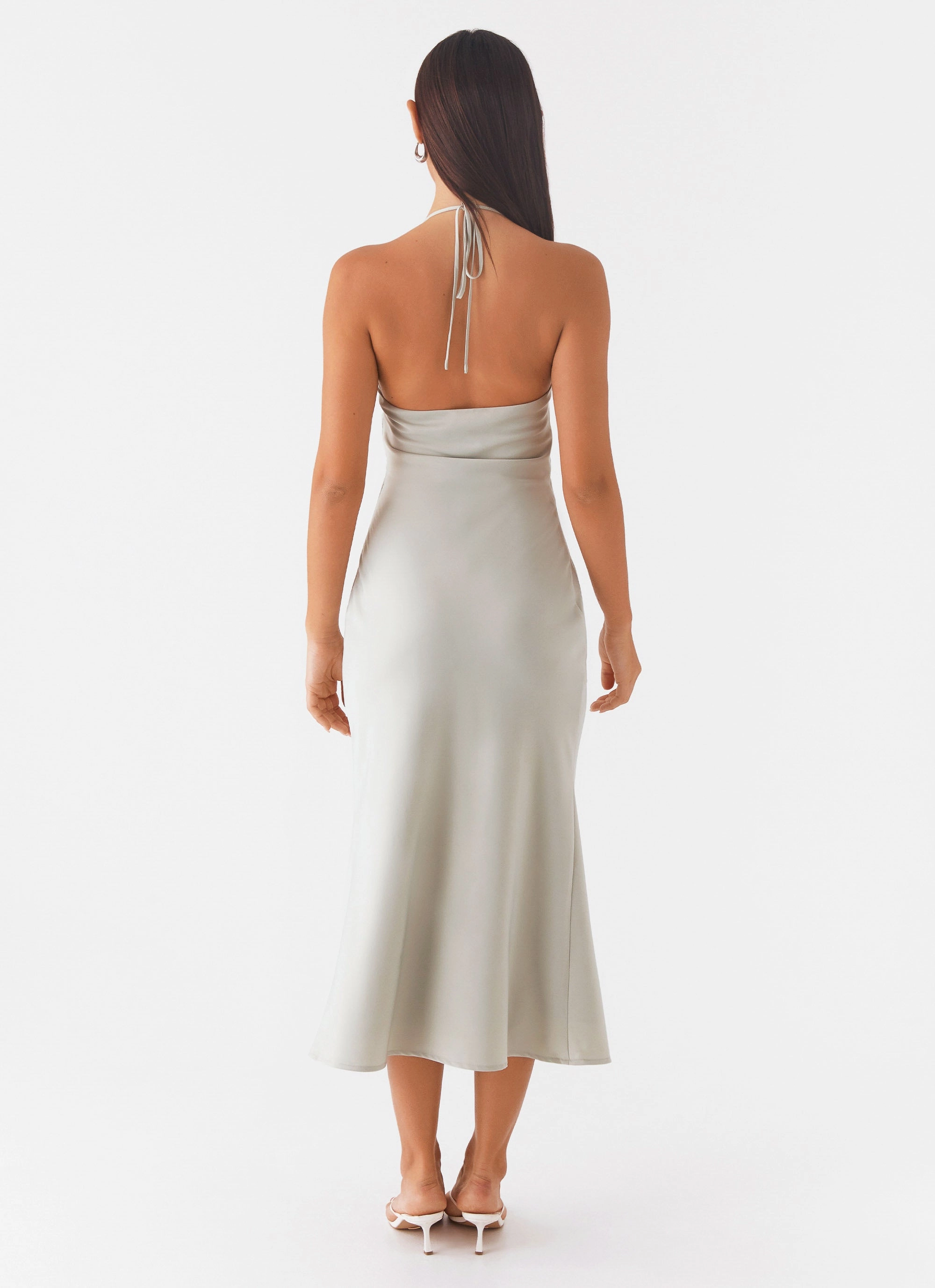 Soft Shape High Note Midi Dress - Sage