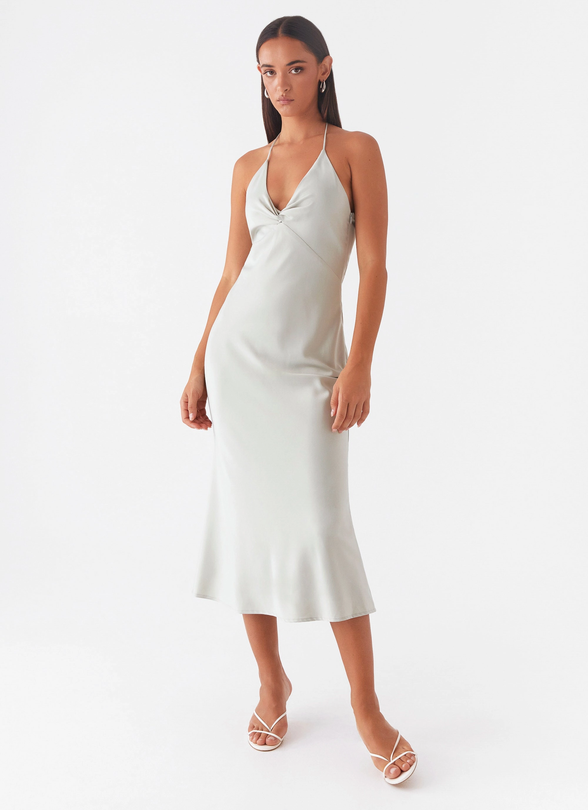 High Note Midi Dress - Sage Flexible Style