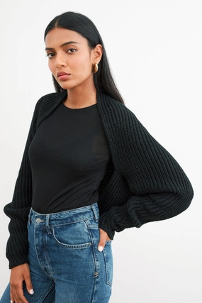 Vandam Knit Cardigan Temperature Control Fabric WrinkleResistant Cloth