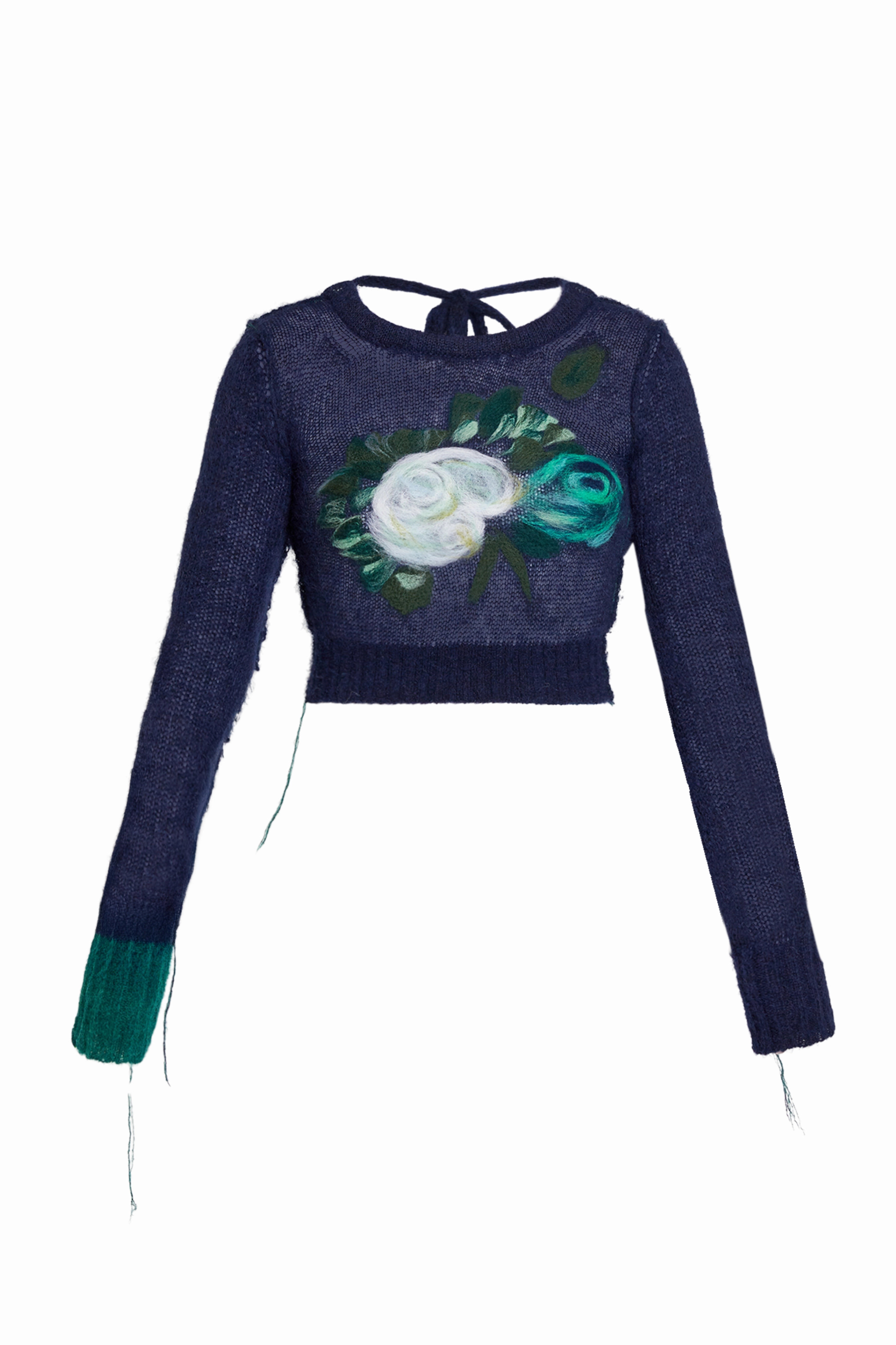 Subtle Fit LanolinFree Wool Processing Long Sleeve Cropped Jumper