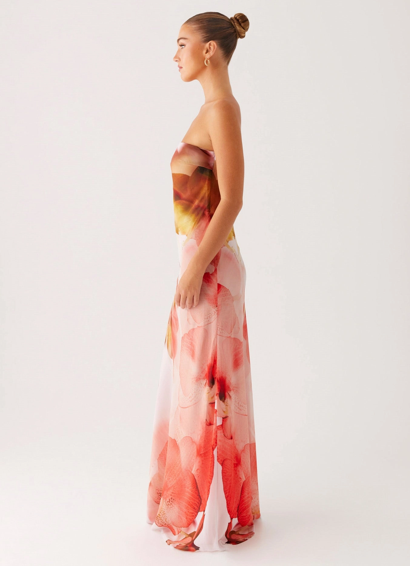 Subtle Charm Kunis Maxi Dress - Peach Rose