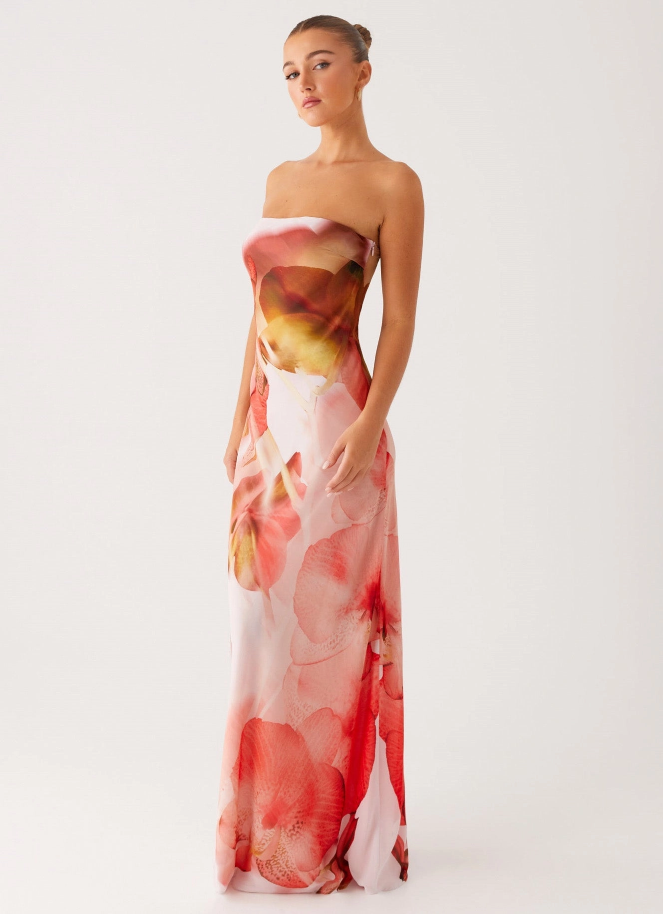 Relaxed Look Kunis Maxi Dress - Peach Rose
