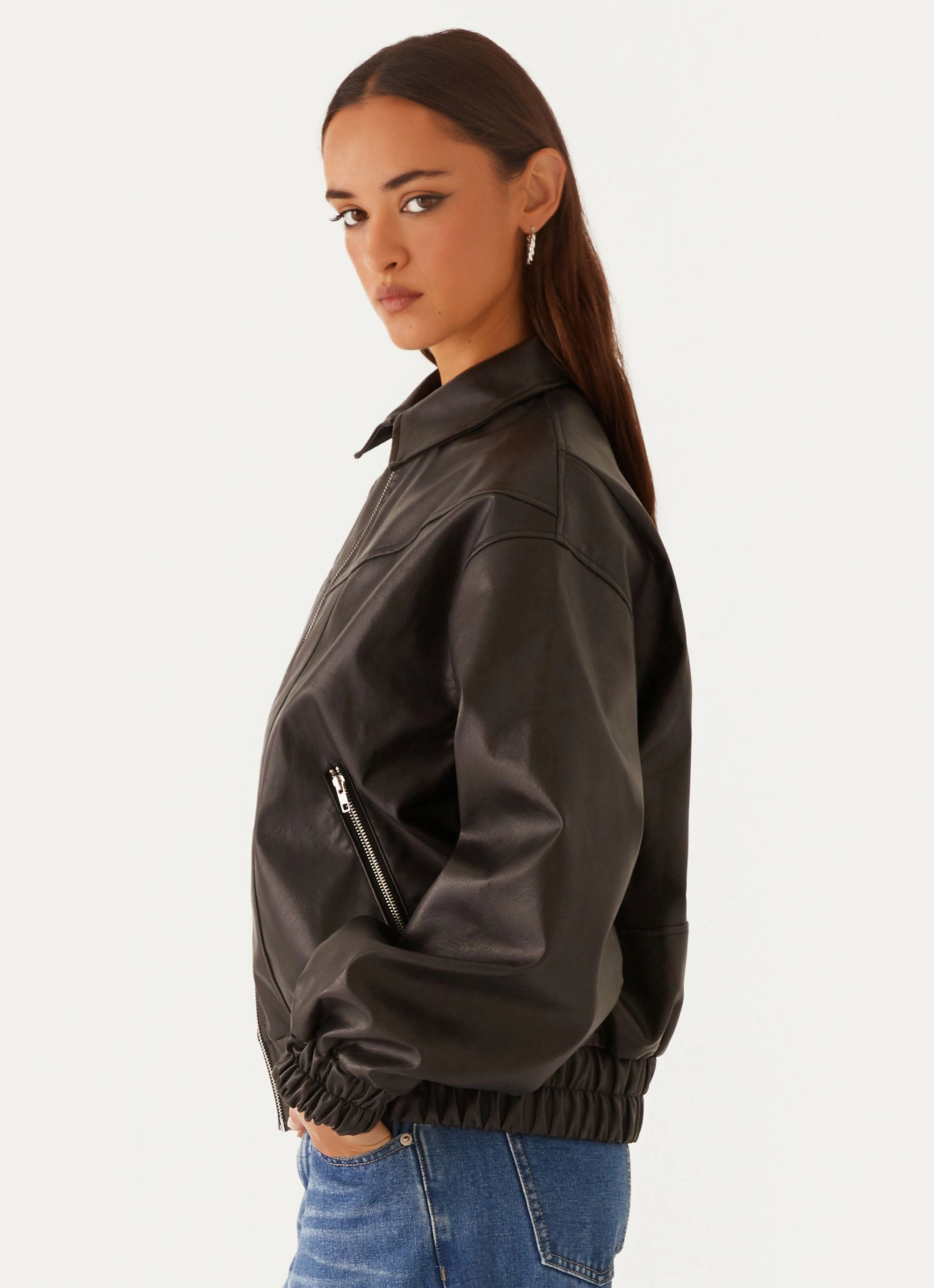 Holland Bomber Jacket - Black Cold Day Wear wallet