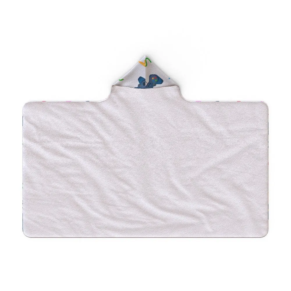 Hooded Blanket - Pale Grey Gaming