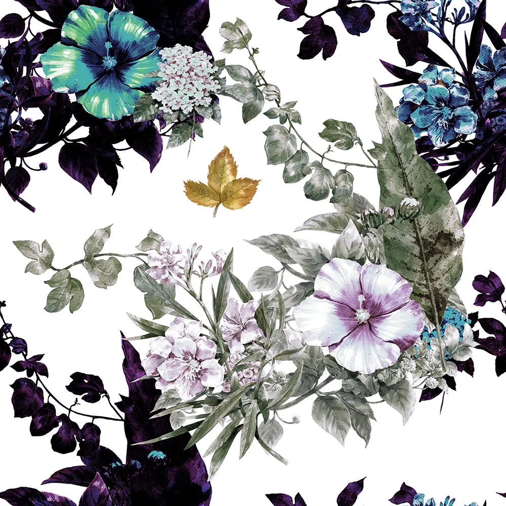Hoodie Blanket - Hibiscus Light Botanicals Collection