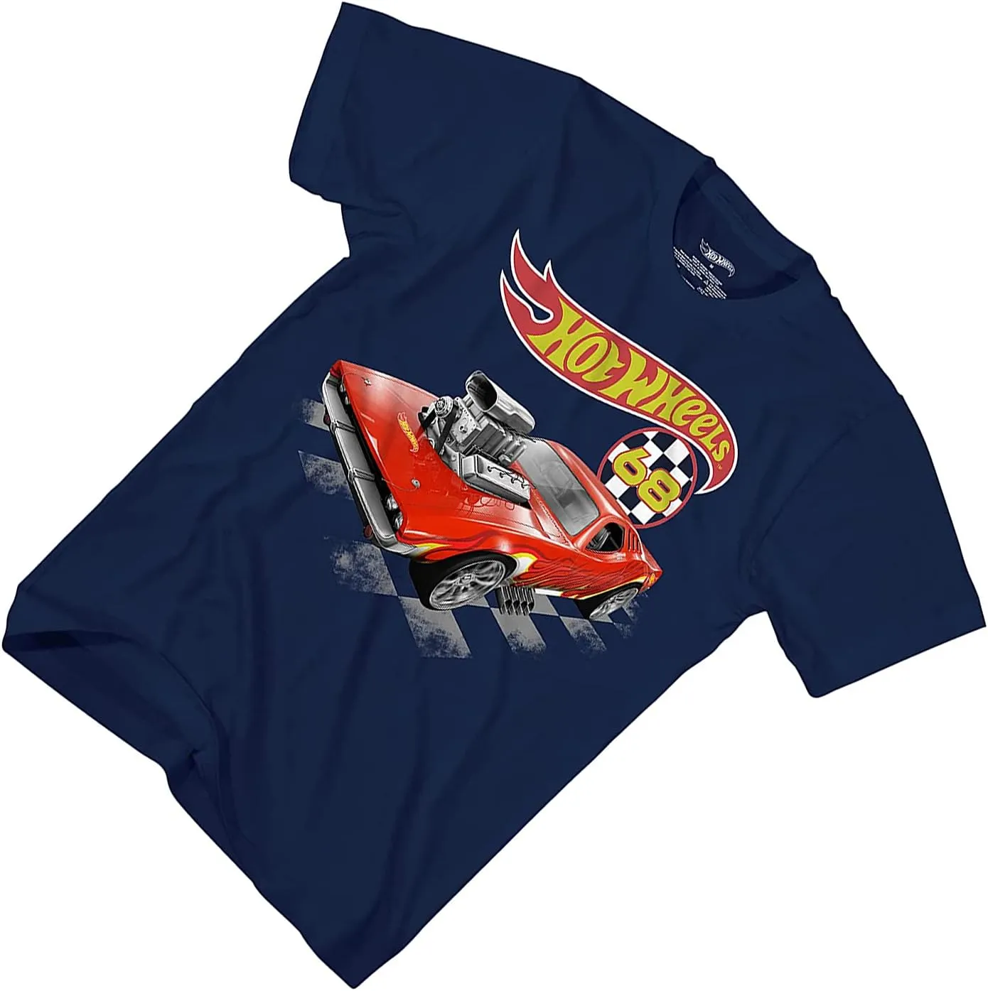 Hot Wheels Short Sleeve Shirt - Boys Short Sleeve Tee - Cars Shirt