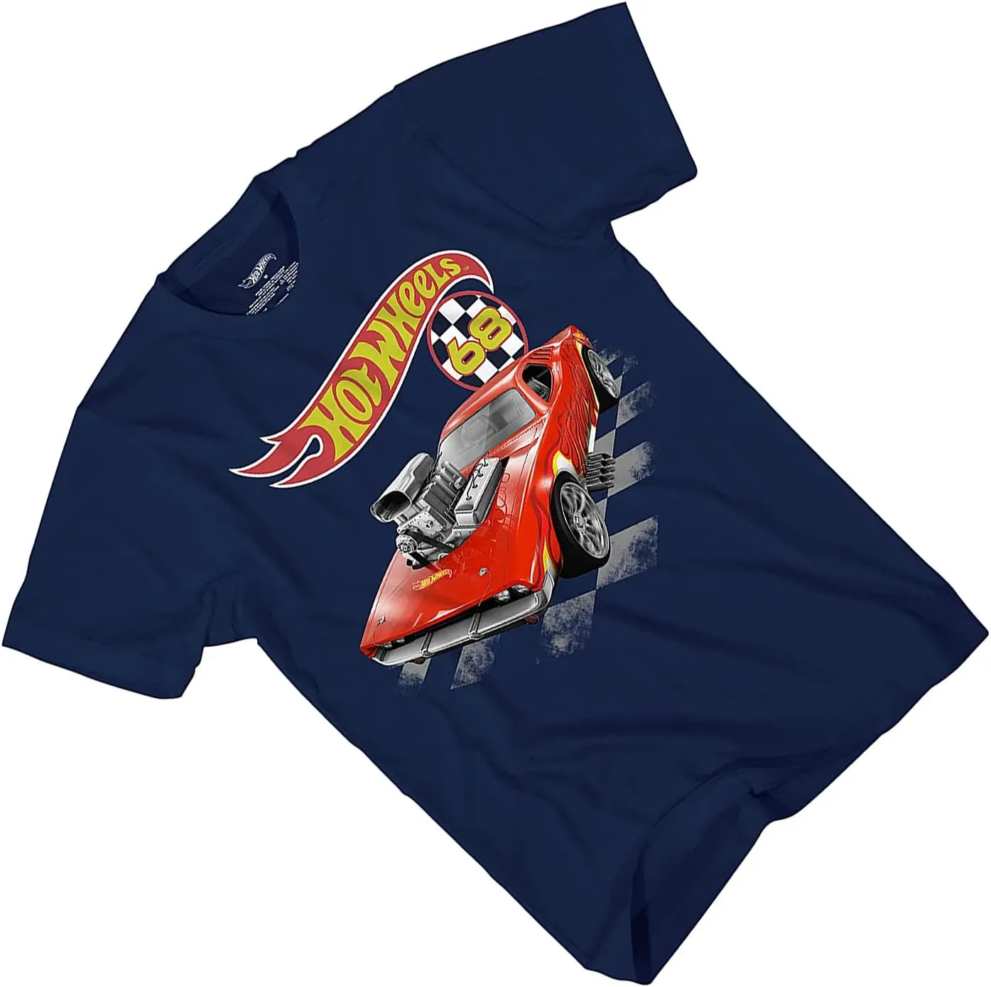 Hot Wheels Short Sleeve Shirt - Boys Short Sleeve Tee - Cars Shirt