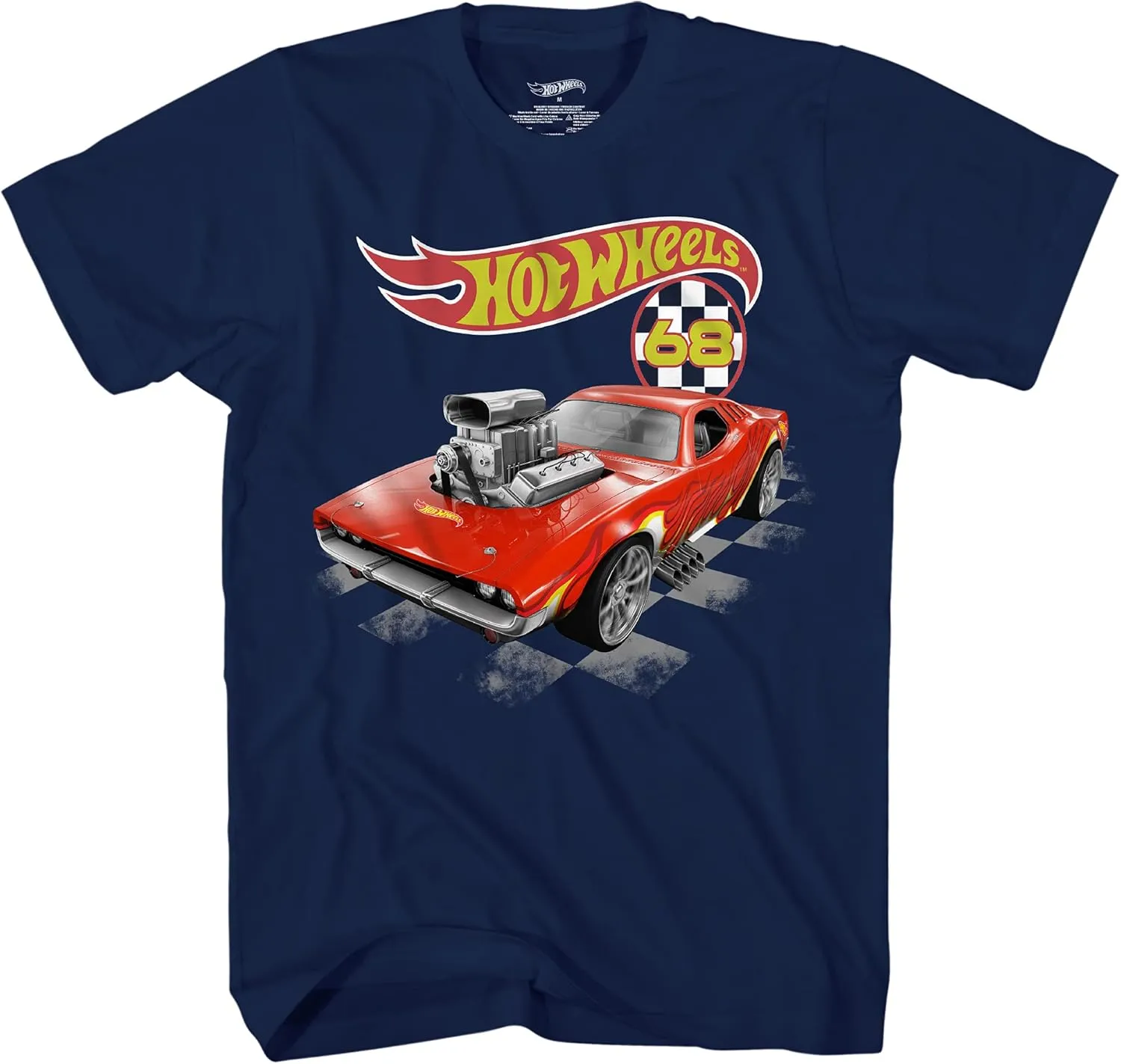 Hot Wheels Short Sleeve Shirt - Boys Short Sleeve Tee - Cars Shirt