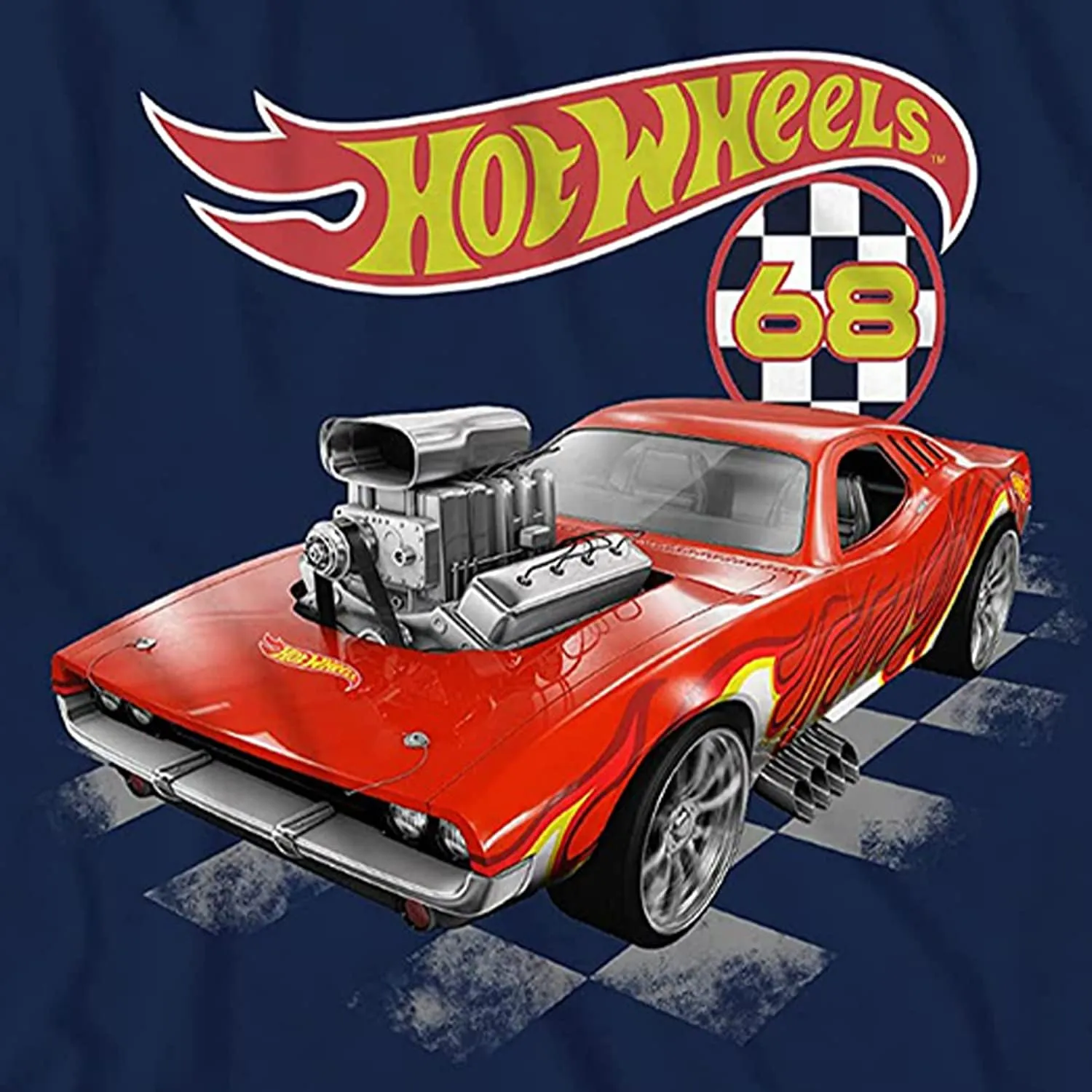 Hot Wheels Short Sleeve Shirt - Boys Short Sleeve Tee - Cars Shirt