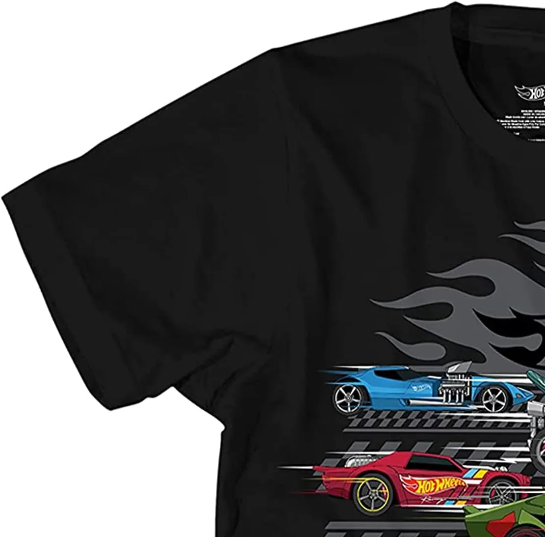Hot Wheels Short Sleeve Shirt - Boys Short Sleeve Tee - Cars Shirt