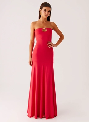Smart Fabric Hurts Like Hell Maxi Dress - Pink