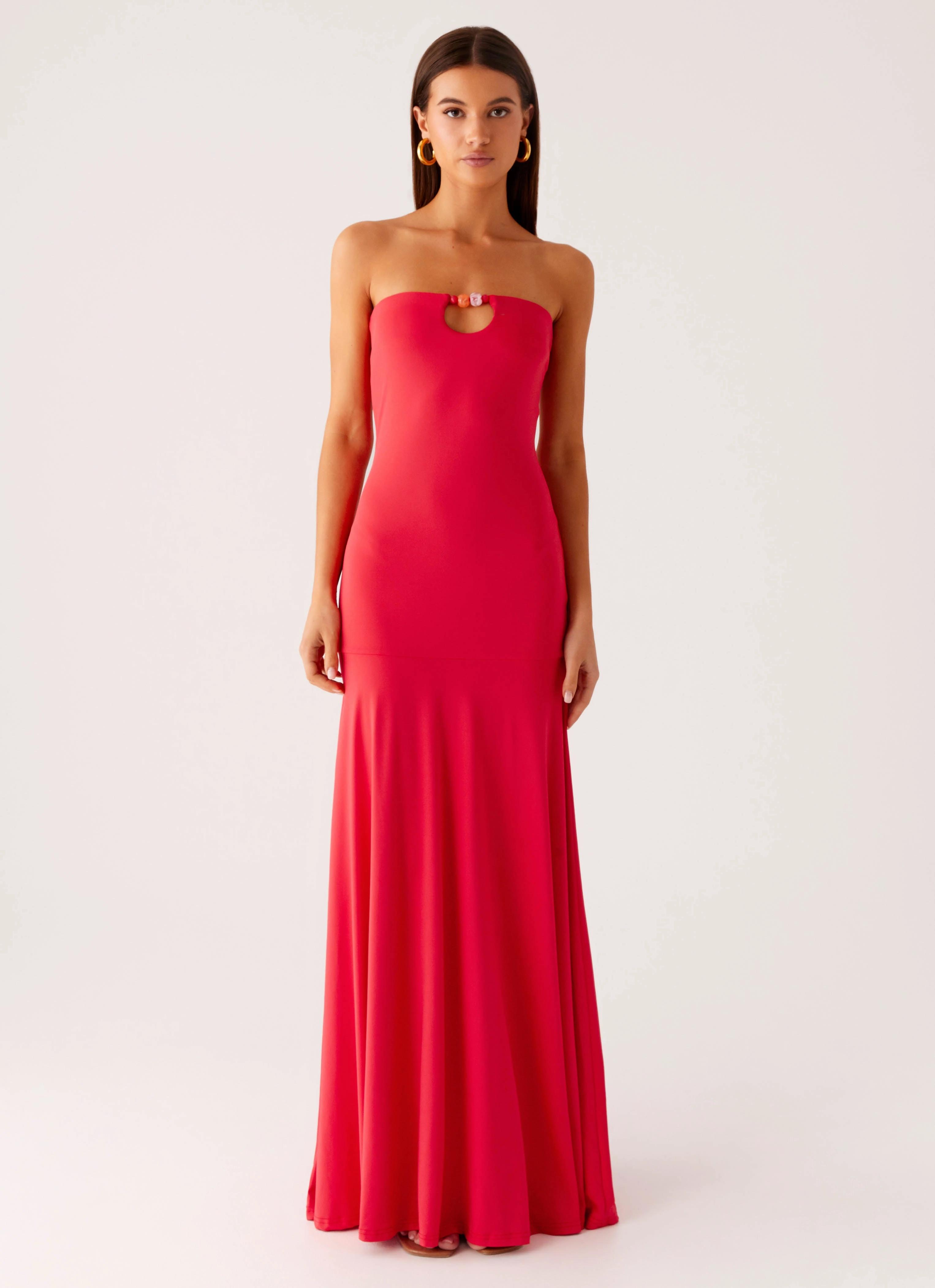 Hurts Like Hell Maxi Dress - Pink Art Event